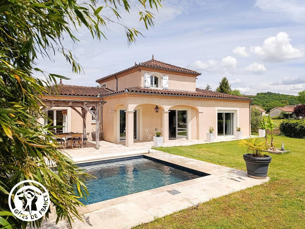 Gîtes de France® - La Villa de Lyna in Puybrun, Lot