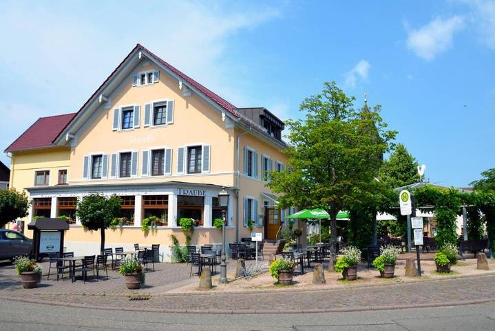 Hotel für 4 Personen, mit Balkon und Terrasse sowie Garten und Ausblick in Bühl