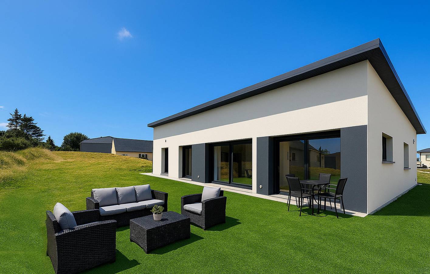 Appartement moderne en bord de mer avec parking et jardin in Créances-Plage, Créances