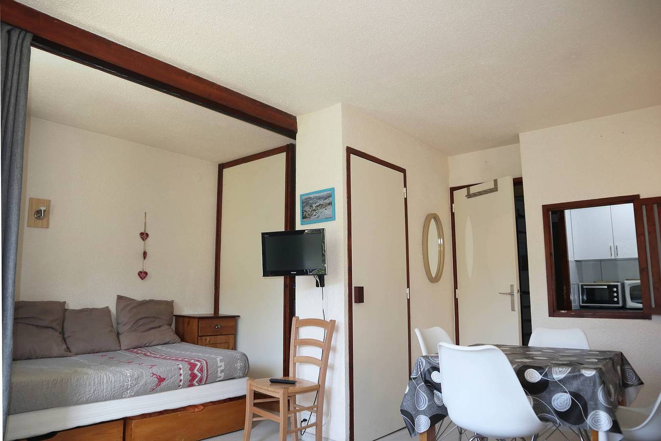 Apartamento vacacional entero, Studio N° 207 Belvedere in Les Orres, Parque Nacional de los Ecrins