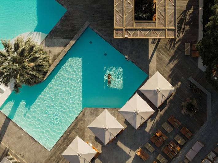 Station pour 2 personnes, avec piscine ainsi que jardin et bassin pour enfant dans Malia - 3