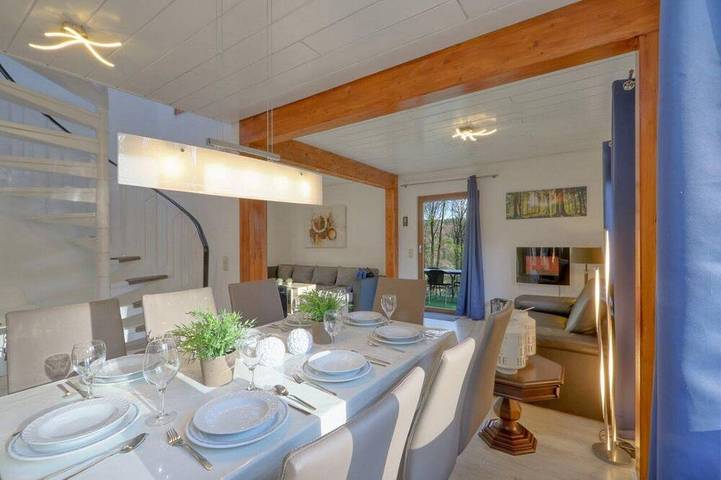 Ferienhaus für 7 Personen, mit Sauna und Garten, mit Haustier