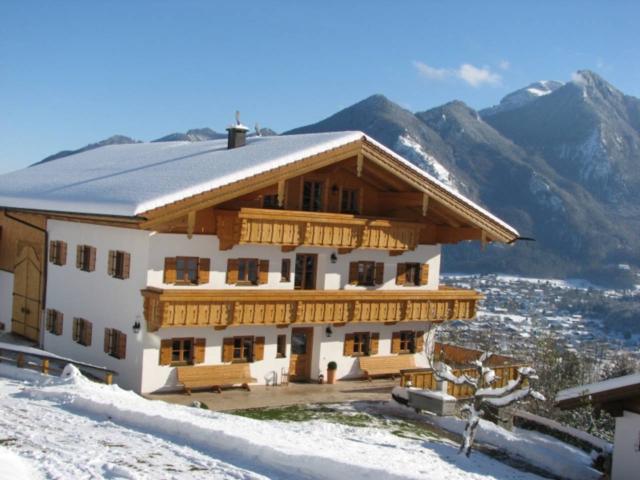 Ganze Ferienwohnung, Hacher Josef - Bergpanorama Ferienwohnungen | Chiemgau Karte - Herrlicher Bergblick**** 140 qm, 4-Sterne Familienwohnung mit Südwest-Terrasse in Grassau, Bayerische Alpen