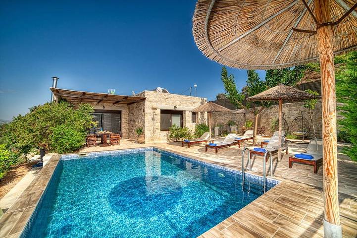 Villa für 8 Personen, mit Balkon und Garten in Kamilari