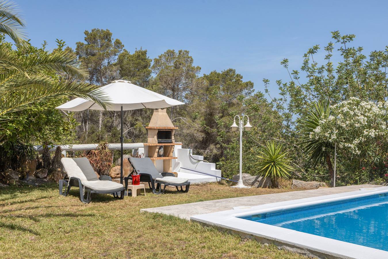 Beautiful Villa “Can Ramón” with Sea View, Mountain View, Garden, Pool & Wi-Fi in Sant Josep de sa Talaia, South Ibiza