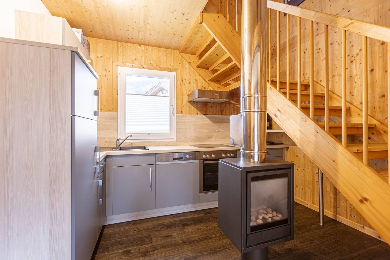 Chalet # 5 mit 3 Schlafzimmern & Ir-Sauna in St. Georgen ob Murau, Sankt Georgen am Kreischberg