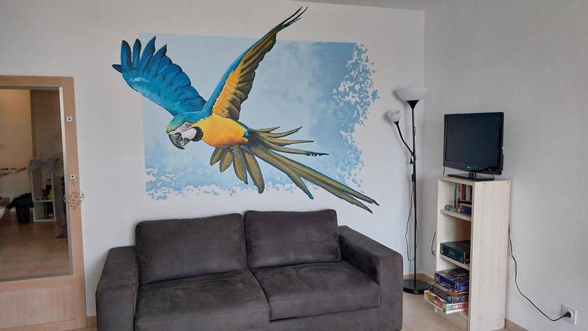 Appartement de vacances pour 6 personnes, avec terrasse ainsi que piscine et vue