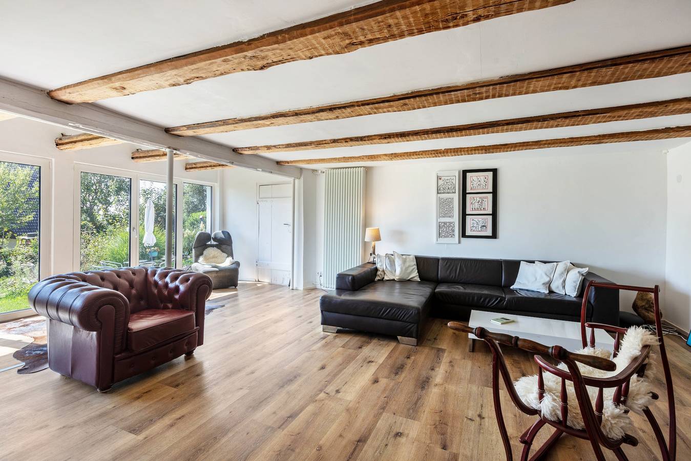 Ganze Wohnung, Ferienwohnung Auf Dem Wald 6 Pers. mit Bergblick, privater Terrasse und Wi-Fi in Görwihl, Südschwarzwald