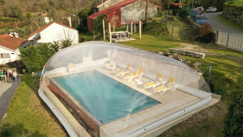 Maison de campagne pour 2 personnes, avec vue ainsi que jardin et piscine, animaux acceptés dans Amares - 4