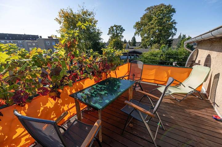 Ferienwohnung für 4 Personen, mit Balkon und Garten