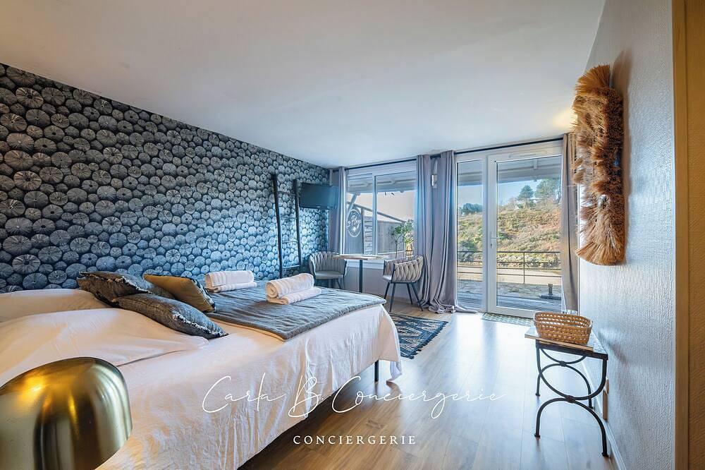 Appartement entier, \"Crustace\" Studio 2 pers face à la mer La Villa De La Plage De Rospico Nevez in Névez, Région de Quimper