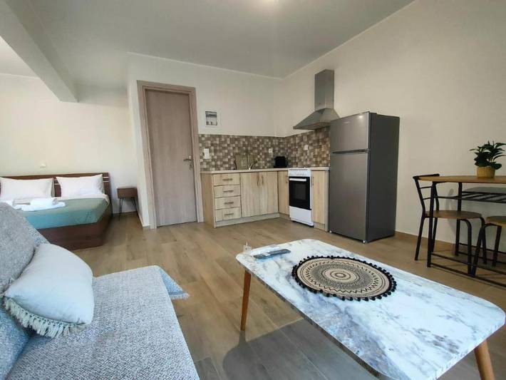 Appartement de vacances pour 3 personnes, avec jardin
