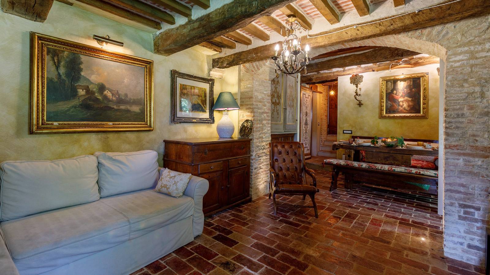 Villa für 8 Personen mit Balkon in Mondaino, Rimini Provinz