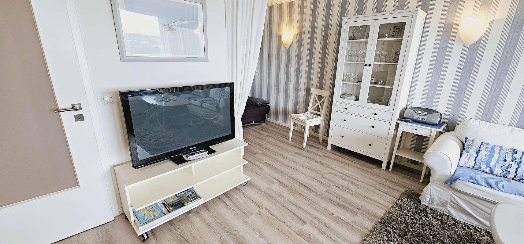 Ganze Ferienwohnung, Ferienwohnung "Traumweiß mit Meerblick" in St. Peter-Bad, St. Peter-Ording
