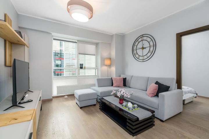 Apartament wakacyjny dla 6 osób, z balkon, Dla rodziny w Poznań