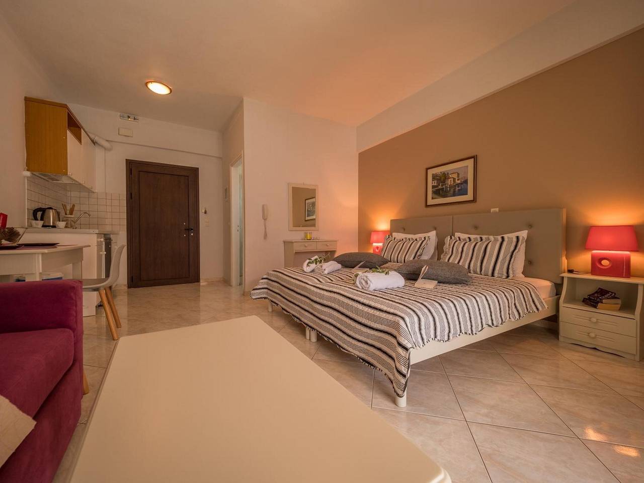 Studio entier, Studio « Panorama » avec Wi-Fi et climatisation in Région de Messenia