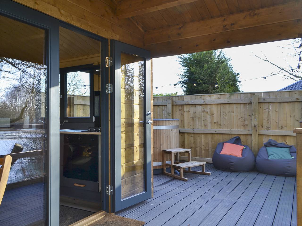 Evergreen Lodge at Kingfisher Lakes in Brandesburton, East Riding of Yorkshire