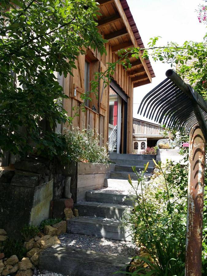 Chalet pour 3 personnes, avec vue ainsi que terrasse et jardin