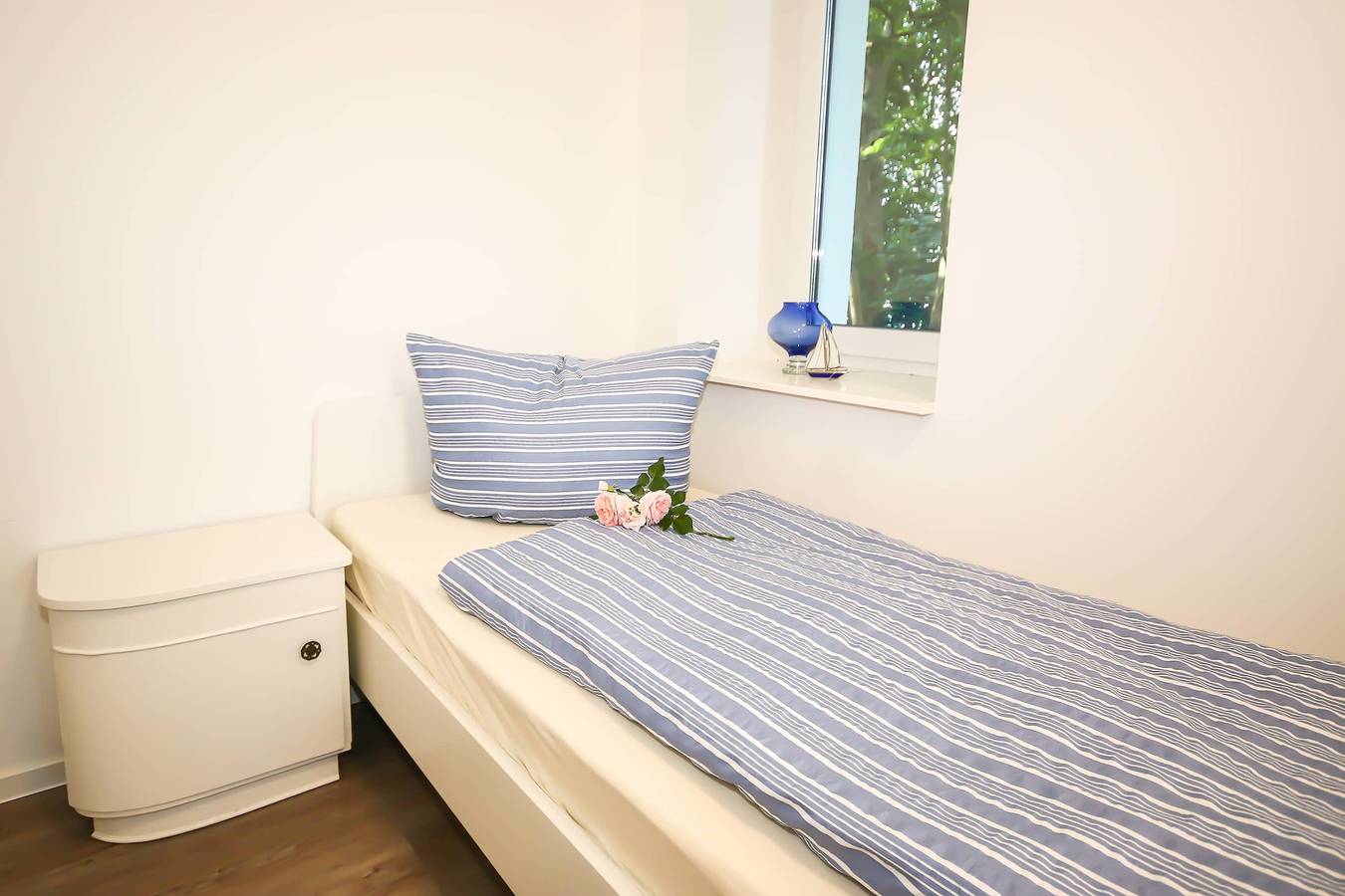 Ganze Wohnung, Ferienwohnung für 4 Personen mit Balkon/Terrasse in Gransee, Ruppiner Seenland