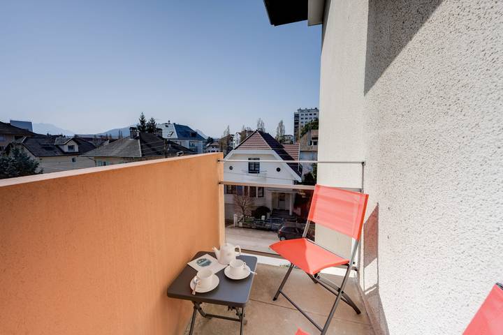 Ganze Ferienwohnung, Ferienwohnung für 2 Personen mit Balkon in Annecy, Annecy (Gemeinde)