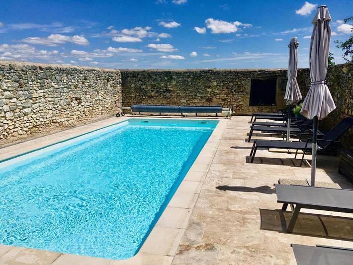 Location de vacances pour 2 personnes, avec piscine et sauna ainsi que jardin et vue à Angles-sur-l'Anglin - 4