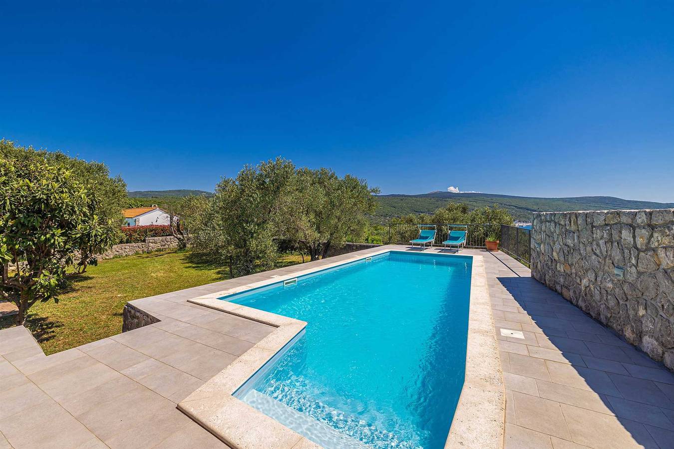 Ferienhaus Ledine mit Pool in Krk Stadt, Krk