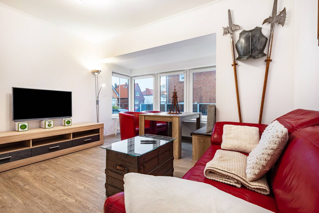 Geheel appartement, Appartement '3-raum-ferienwohnung 1 Vorderdeck' met Privéterras, Tuin en Wi-Fi in Duhnen, Cuxhaven