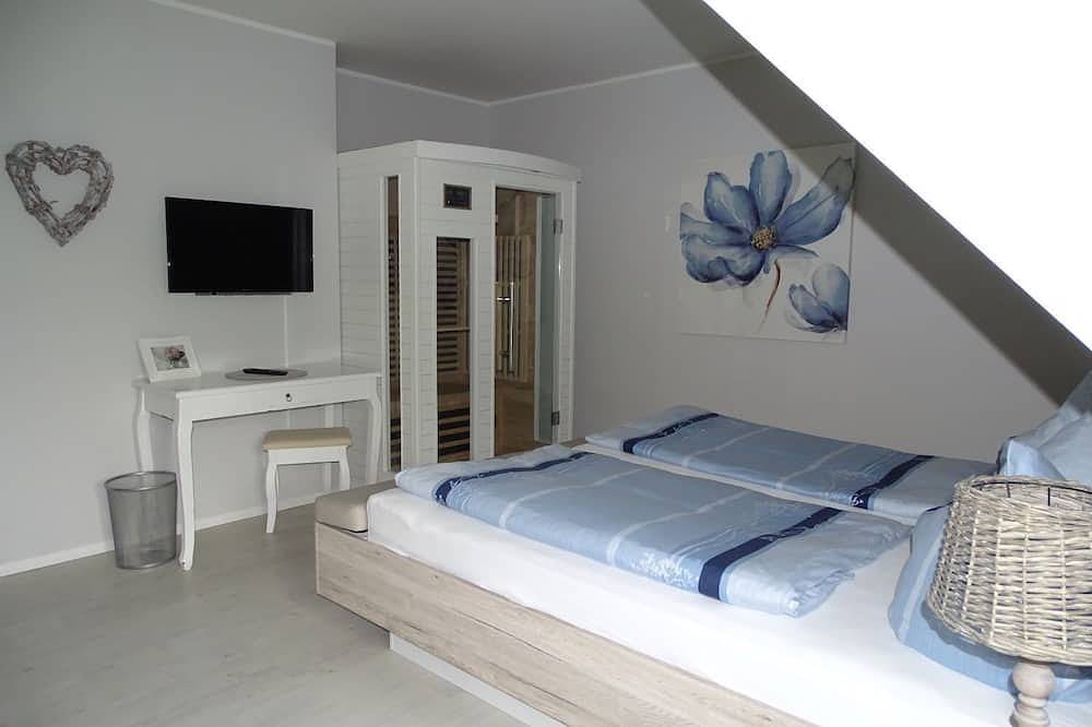 Ganze Wohnung, Exklusive 5 Sterne Fewo, Luv&Lee 1. Etage - 1-4 Personen, Sauna, 5km zum Strand in Dollerup, Schleswig-Flensburg