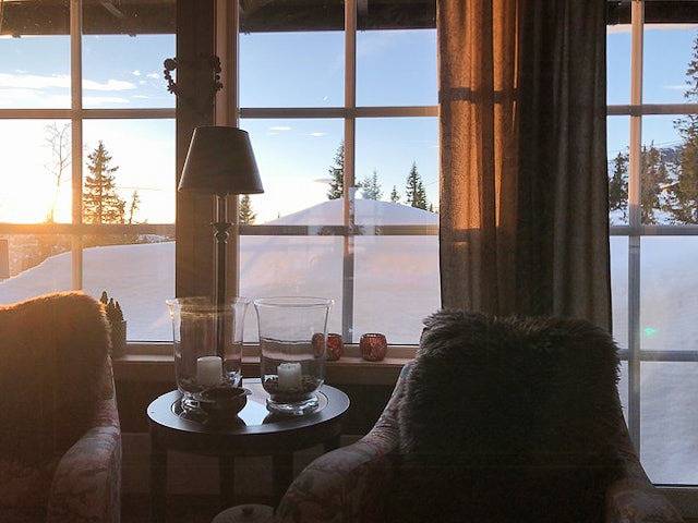 Berghut met uitzicht bij Skeikampen in Skeikampen, Gausdal