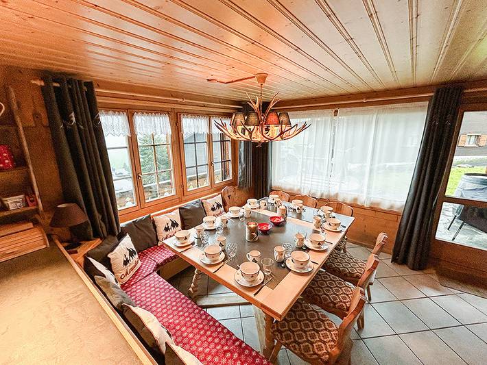 Location de vacances pour 12 personnes, avec sauna ainsi que terrasse et vue à Val-d'Illiez - 3