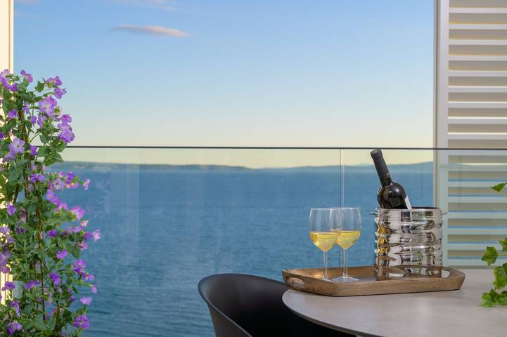 Hel lejlighed, Apartment 'Blue Horizon' with Balcony, Wi-Fi and Air Conditioning in Split, Split-Dalmatien