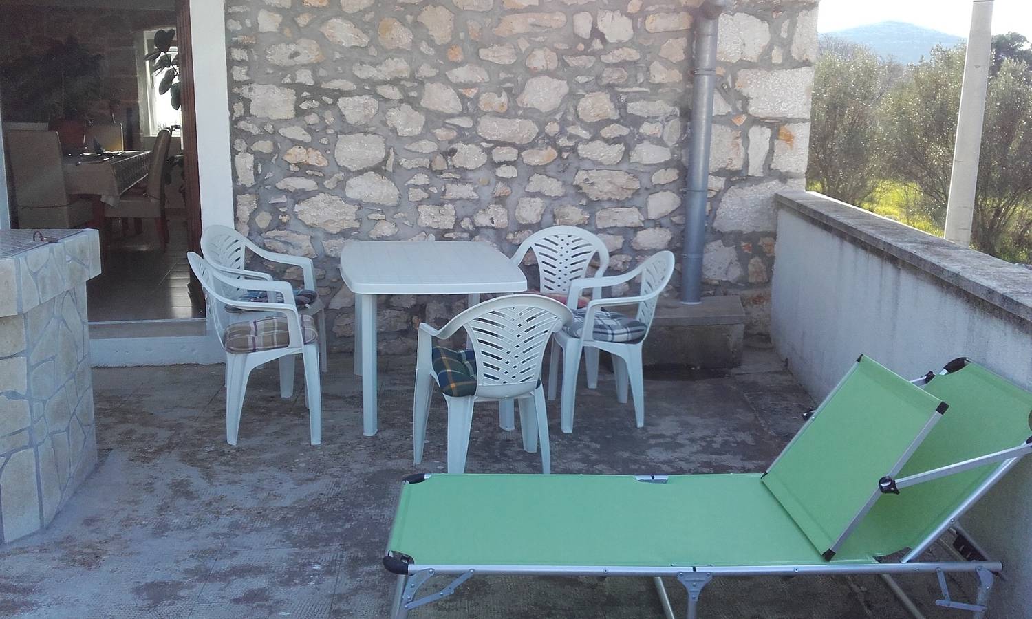 Cijeli apartman, Dvosobni apartman s terasom Lukoran, Ugljan -a in Lukoran, Otok Ugljan
