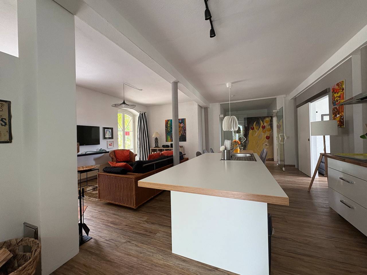 Ganze Wohnung, Apartment 'Weltenbummler' mit Bergblick, privater Terrasse und Wlan in Gohrisch, Elbsandsteingebirge