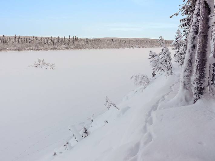 Ylikyrön mökki in Laponie