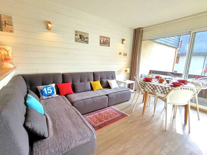Studio pour 4 personnes, avec balcon