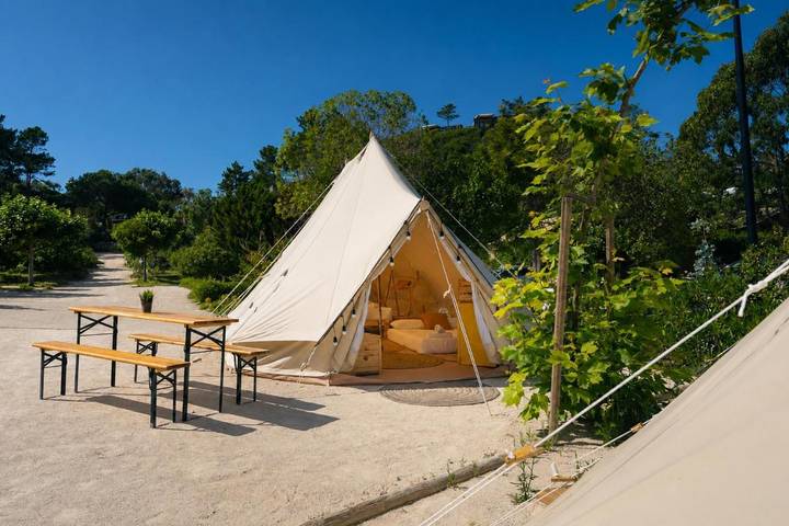 Camping para 4 pessoas, com Jacuzzi e Piscina infantil e ainda Piscina em Leiria distrito