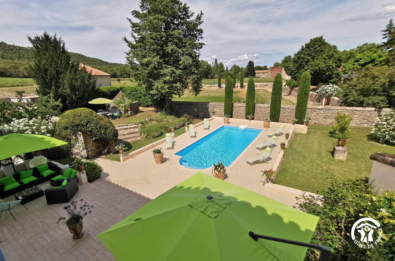 La Villa Ricôme in Fontanès, Côte méditerranéenne (France)