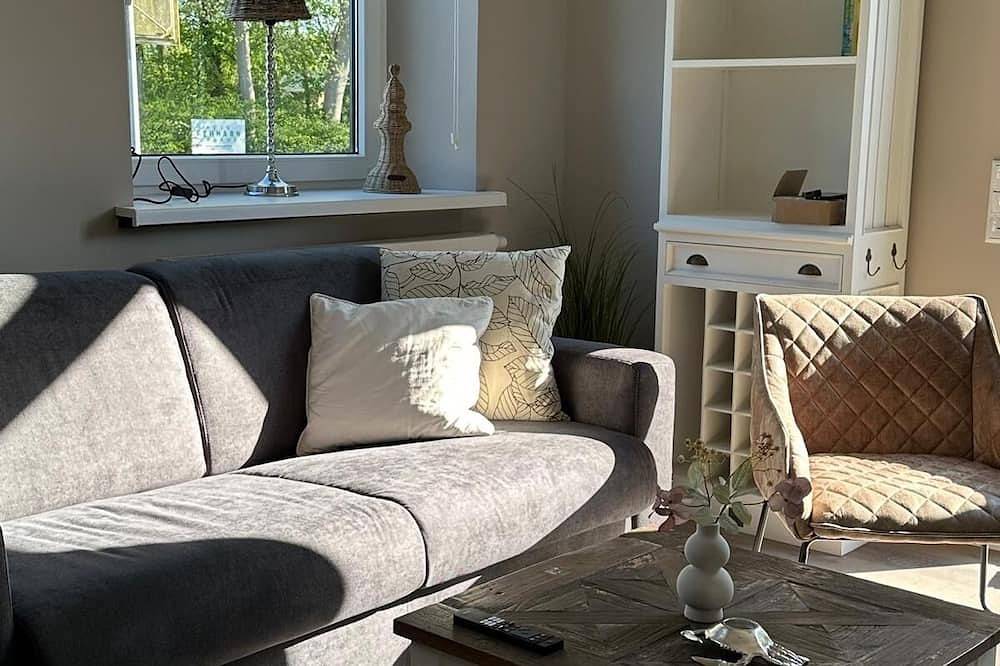 Ganze Wohnung, Gemütliche Ferienwohnung im Hamptons-Stil mit großer Terrasse in Vitzdorf, Fehmarn