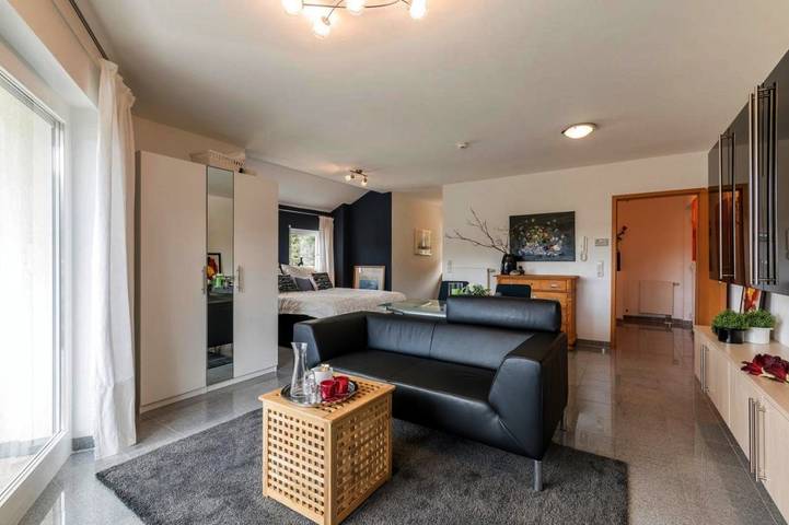 Ferienwohnung für 2 Personen, mit Balkon und Terrasse sowie Ausblick