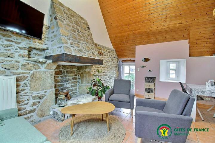 Gîte pour 3 personnes, avec terrasse à Pluneret - 2