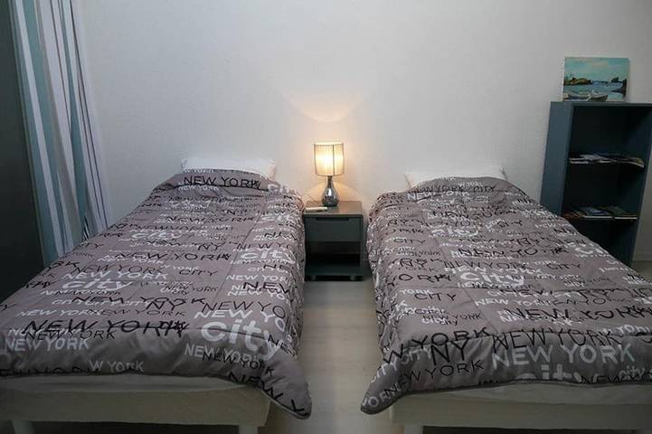 Ganze Wohnung, Wohnung mit Terrasse, Parkplatz und Hafenblick in Capbreton in Capbreton, Côte d’Argent
