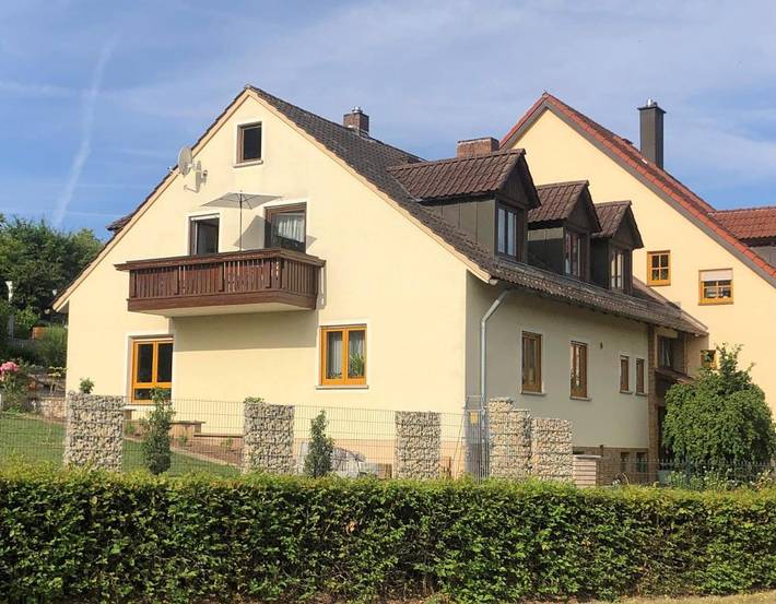 Ferienwohnung für 5 Personen, mit Balkon und Ausblick in Viereth-Trunstadt