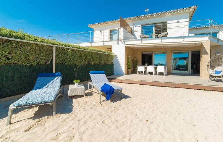 Ferienhaus mit Meerblick für 6 Personen, mit Terrasse in Playa de Muro
