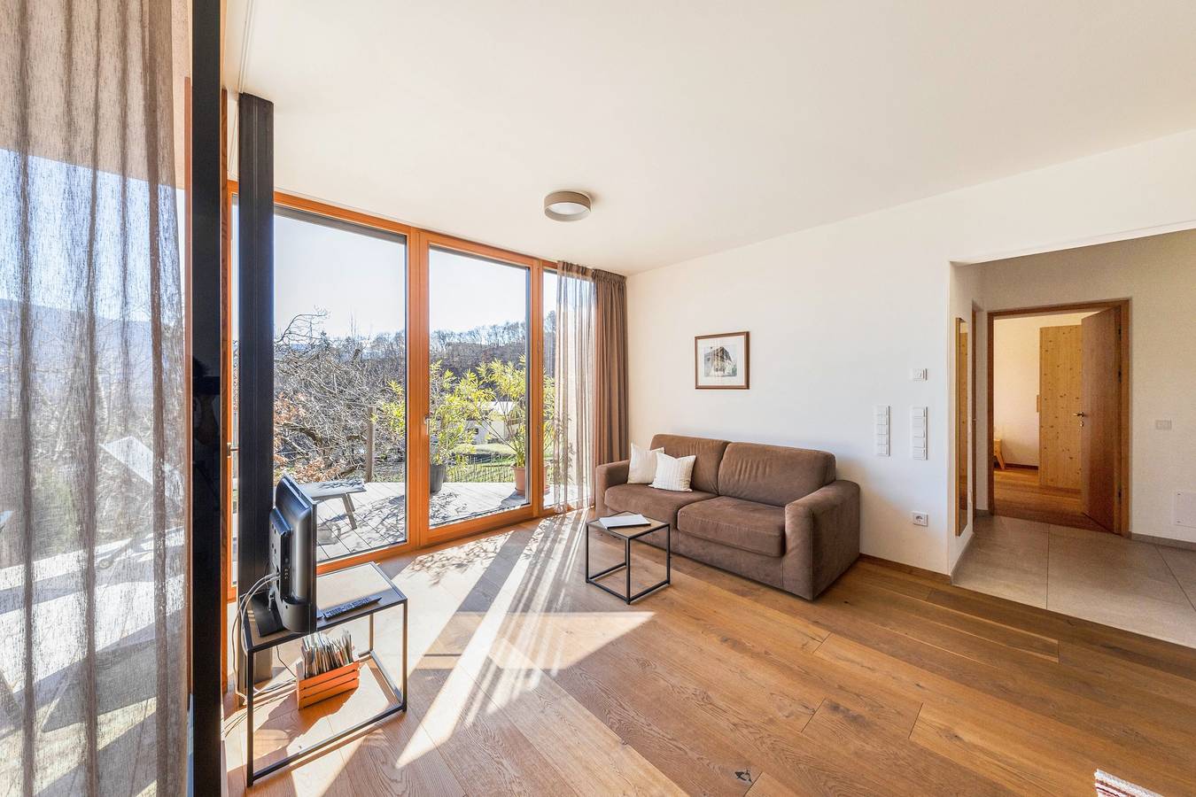 Ganze Wohnung, Ferienwohnung 'Firmelein Erdgeschoss' mit Bergblick, privater Terrasse und Wlan in Missian, Eppan an der Weinstraße