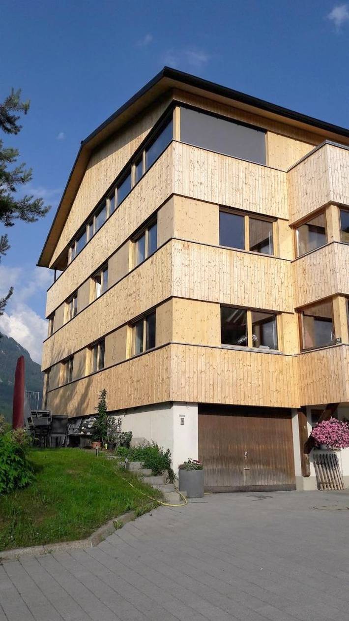 Ferienwohnung für 3 Personen, mit Terrasse und Garten sowie Ausblick in Schnepfau - 2