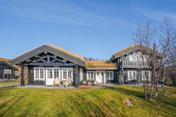 Chalet für 9 Personen, mit Balkon und Terrasse sowie Garten und Sauna
