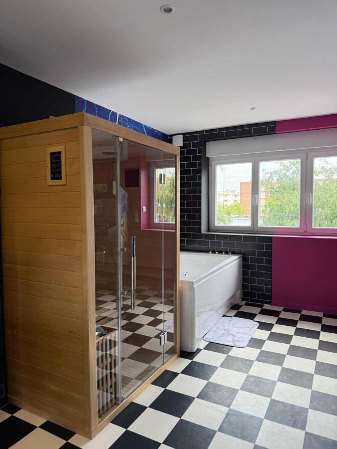 Gîte pour 6 personnes, avec jacuzzi ainsi que sauna et terrasse à Maubeuge - 4