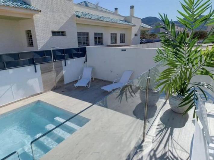 Chalet para 4 personas, con vistas al lago y piscina además de vistas y terraza en Campo de Cartagena - 4