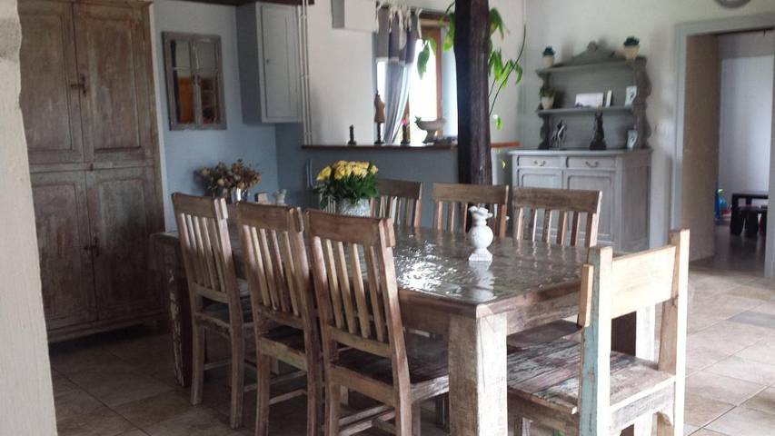 Maison de vacances pour 8 personnes, avec jardin, animaux acceptés