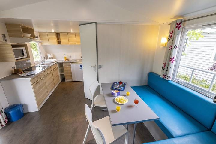 Mobil home pour 4 personnes, avec bassin pour enfant à Sainte-Catherine-de-Fierbois - 4
